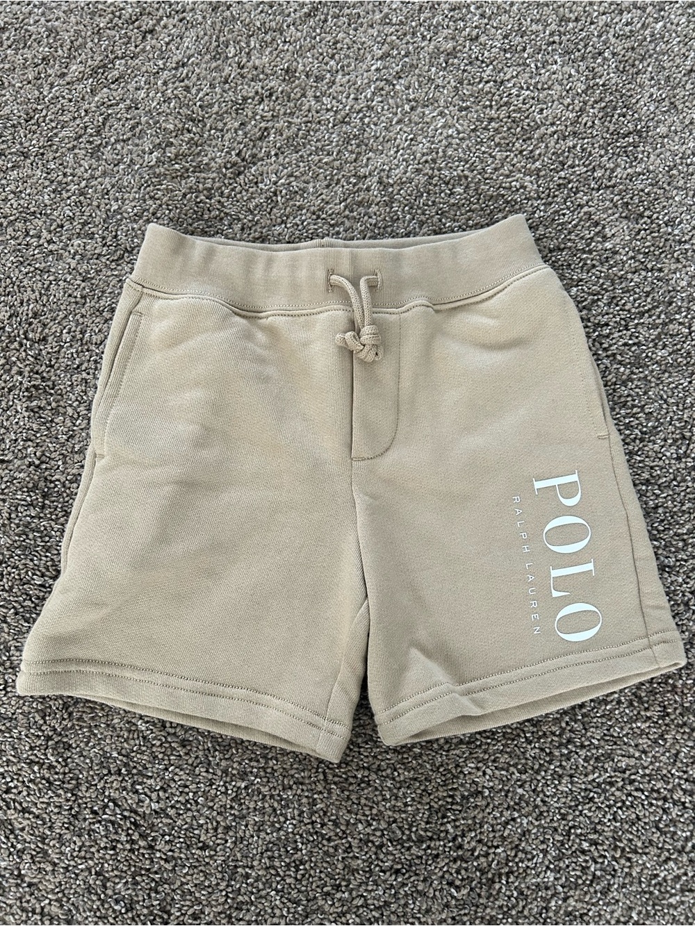 NEW! Boys Polo Ralph Lauren Beige Shorts